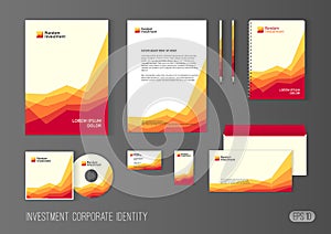 Corporate identity template for investment company