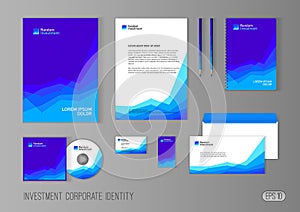 Corporate identity template for investment company