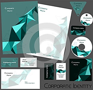Corporate identity template no14. photo