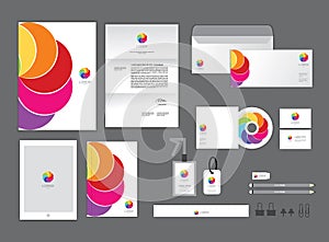 Corporate identity template set J