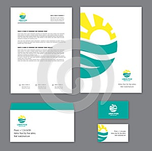 Corporate identity template Tourism