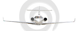 Corporate jet isolated on white