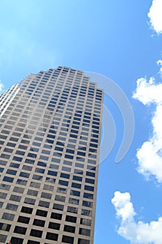 Corporate Office Building on a Blue Sky
