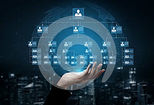 Corporate org chart and team structure visualization Vouch