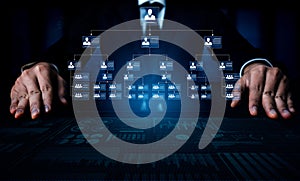 Corporate org chart and team structure visualization Vouch