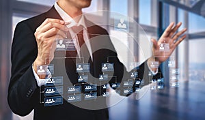 Corporate org chart and team structure visualization Vouch