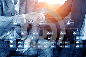 Corporate org chart and team structure visualization Vouch