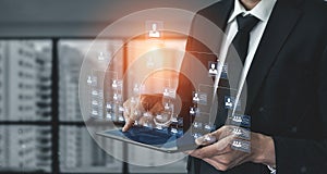 Corporate org chart and team structure visualization Vouch