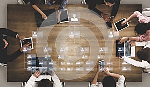 Corporate org chart and team structure visualization Vouch