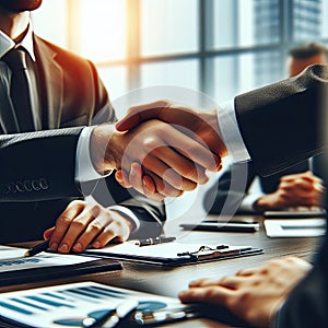 Corporate Partnership: Close-up on a Profound Handshake