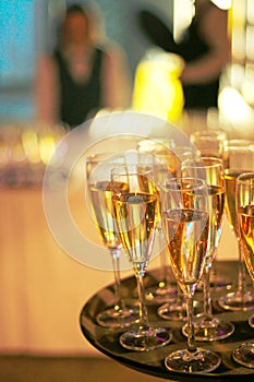 Corporate party champagne