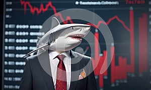 Corporate Shark in Bull Market AI Generative