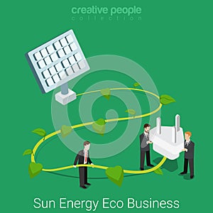 Corporate social responsibility business flat vector isometric