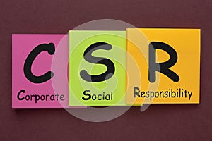 Corporate Social Responsibility Concept