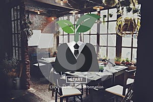 Corporate Social Responsibility Nature Concept