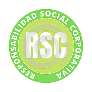 Corporate social responsibility symbol icon photo