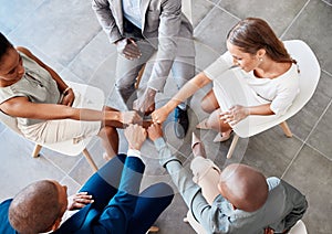 Corporate teamwork, company diversity and meeting success. Group collaboration, business employees and workplace