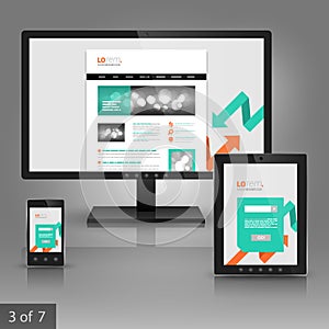 Corporate template design with applications