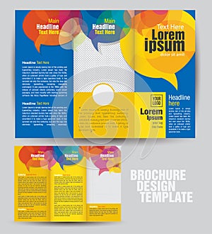 Corporate Tri Fold Business Brochure Design Template