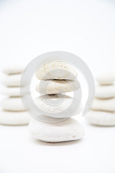 Corporate zen stones and meditation pebbles tower relax for mind and body tower stones zen