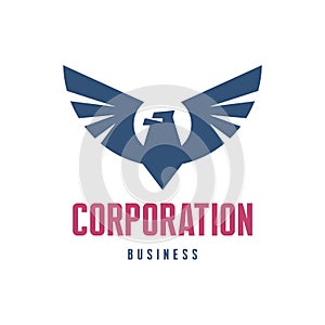 Corporation Business - Eagle Logo Sign