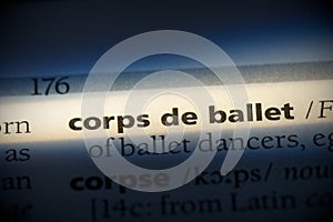 Corps de ballet