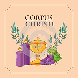 Corpus christi illustration