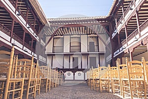 Corral de Comedias ancient theater captured in Almagro, Spain photo