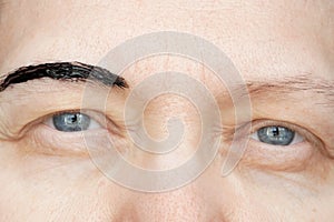 Correction of eyebrows and modeling at home, eyebrow coloring henna tattooing, permanent makeup