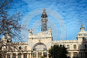 Correos y TelÃÂ©grafos building in Valencia photo