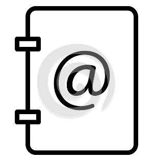 Correspondence Isolated Vector Icon which can easily modify or edit