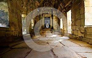 Corridor in an Ankor Wat temple