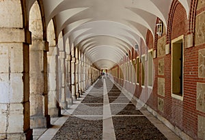 Corridor in the Royal Palace of Aranjuez photo