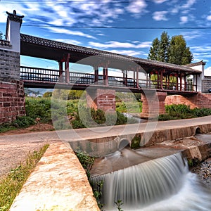 The corridor bridge.