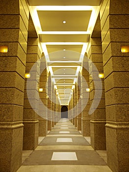 Corridor of building