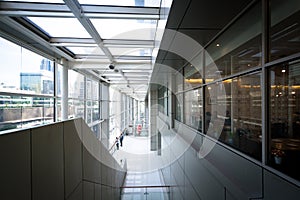 Corridor in the CentralWorld Mall, in Bangkok, Thailand.