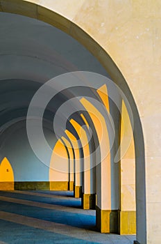 Corridor Colonnade Arcade Background