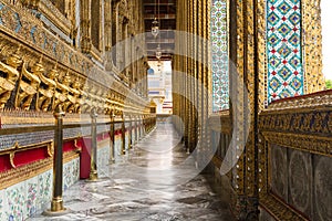 Corridor In Grand Palace Thailand