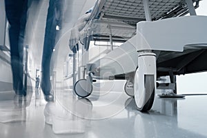 Corridor before the hospital morgue