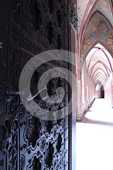 Corridor in Malbork Castle