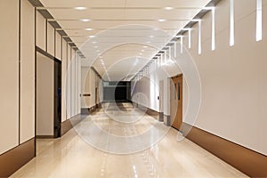 Corridor of modern  building