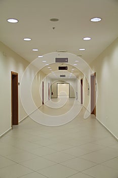 Corridor in a modern building