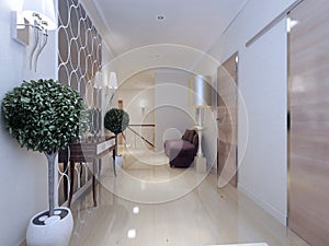 Corridor neoclassical style