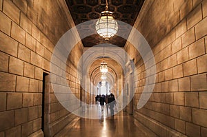 corridor in The New York City Public Library Main Branch