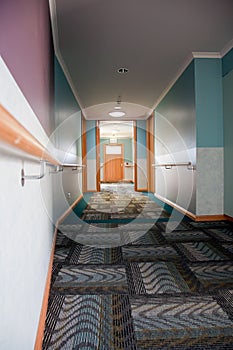 Corridor in nursing home