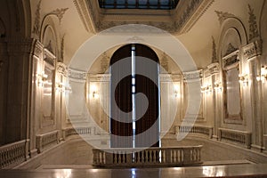 Corridor in Palatul Parlamentului Palace of the Parliament, Bucharest