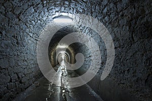 Corridor in the salt mine