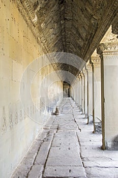 Corridors of Angkor Wat photo