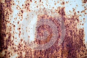 Corroded metal rusty wall plate background