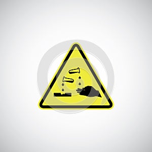 Corrosive sign